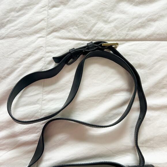 Chloé Louise Box Black Leather Crossbody Bag Gold Turnlock Vintage Authentic - Picture 12 of 12